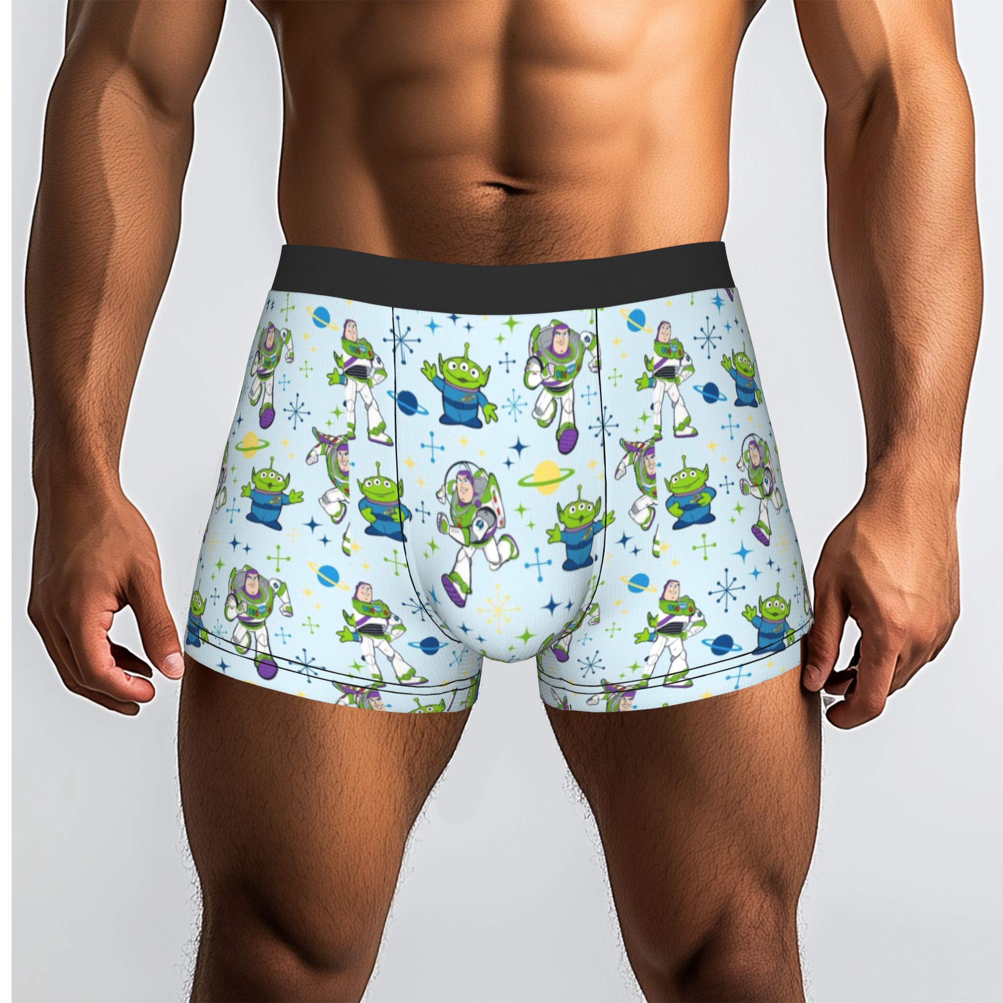 Boxer Shorts Modal - 커스텀 T-Toy 만화 S-스토리 남성용 스트레치