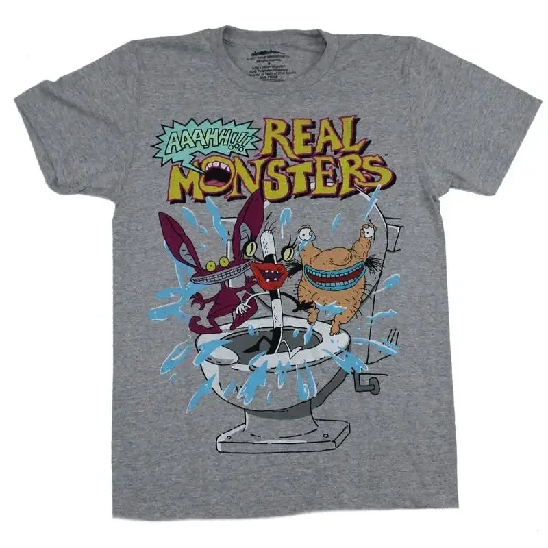 Base Layer Top - Real Monsters 성인용 새 티셔츠 오리지널