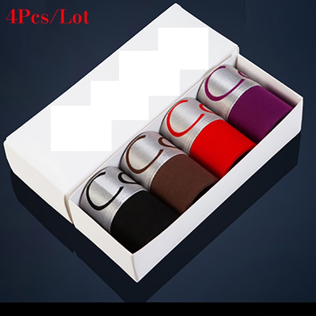 Boxer Brief Pack Cotton - 남성용 섹시한 속옷 복서 옴므 팬티,