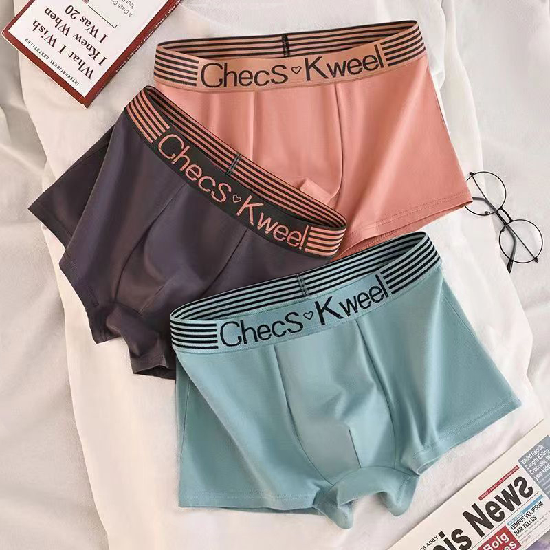 Boxer Brief Pack Cotton - 3Pcs 남자 복서 반바지 코튼 속옷