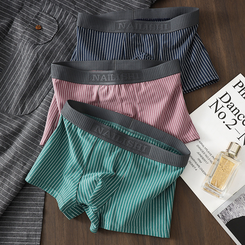 100% 순면 남성 브리프, 남성 스트라이프 팬티, 젊 - Boxer Brief Pack Cotton 리뷰 및 가격