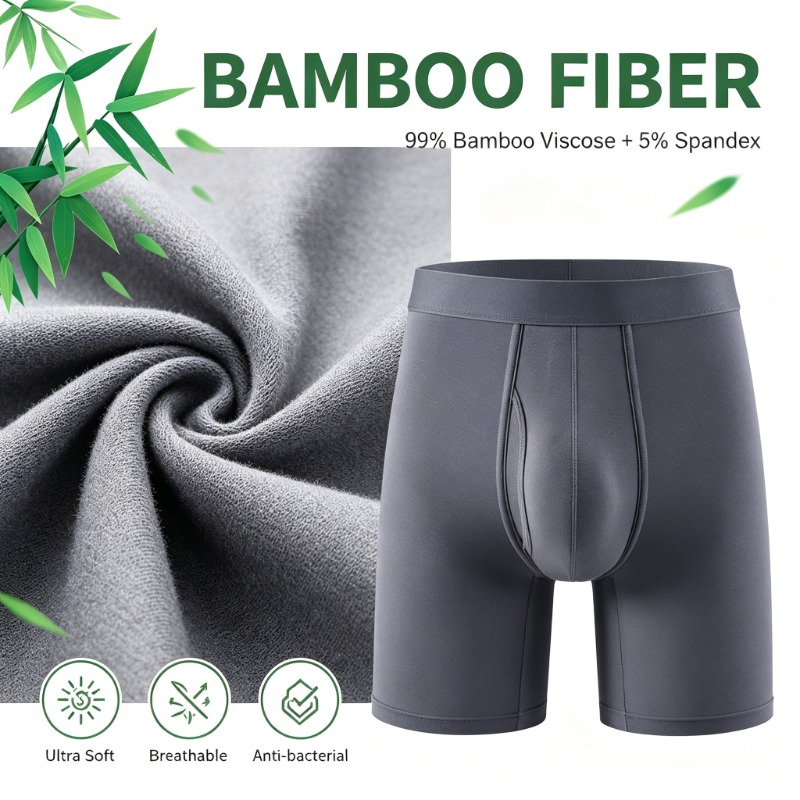 빅 파우치 남성용 대나무 섬유 팬티 통기성 속옷 플라이 - Bamboo Fiber Trunk 리뷰 및 가격